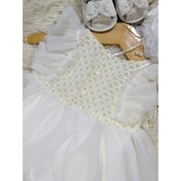 Đầm công chúa sơ sinh tay cánh tiên size 3kg- 15kg