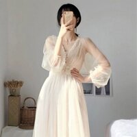 Đầm công chúa tay phồng