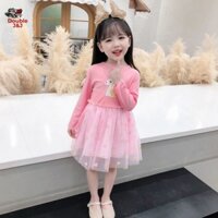 Đầm Công Chúa Thời Trang Cho Bé Gái 1-8 Tuổi
