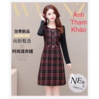 Đầm Công Sở, Chất Liệu Tuytsi, FREESIZE, BIGSIZE, 2hand