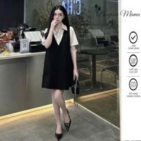 ĐẦM CÔNG SỞ CỔ SƠ MI CHO NÀNG BẦU DÁNG SUÔNG BABYDOLL X219 VÁY XINH HÀNG THIẾT KẾ FREESIZE