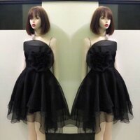 Đầm cúp công chúa bông hồng