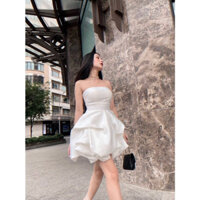 Đầm Cúp Ngực Dáng Phồng Xoè Công Chúa, Đầm váy thiết kế Hotgirl đi tiệc dạo phố KC1377