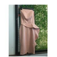 Đầm cup ngực màu hồng