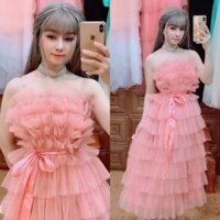 đầm cúp tần xoè công chúa ảnh thật