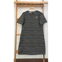 Đầm dạ form xuông, khoá kéo lưng, cực sang trọng