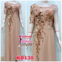Đầm Dạ Hội kết ren pha lê size 5XL mã KD130 Quý phu nhân fashion KD130