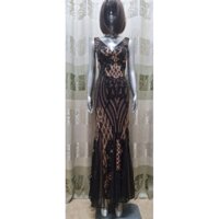 Đầm dạ hội kim sa không tay đuôi cá R&M Richards