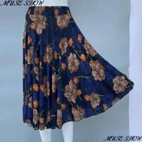 Đầm Dài Ôm Dáng Phong Cách Mùa Hè Mới 2023 Kích Thước Lớn Dễ Phối Đồ Cho Nữ Trung Niên