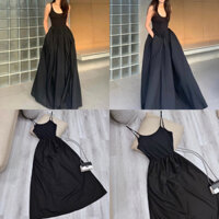 Đầm dáng xoè hàng thiết kế tự may form chuẩn, đầm 2 dây ôm body, đầm dây xoè  [ Ship hoả tốc -  Kèm ảnh thật 100% ]