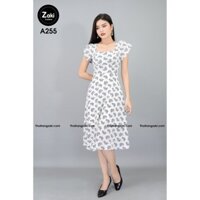 Đầm Dáng Xòe Hoa Nhí ZAKI A255