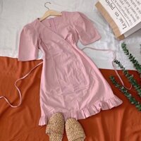 Đầm đắp chéo chân bèo🌸3 màu