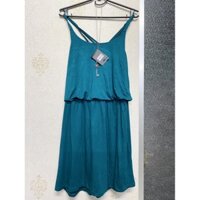 Đầm dây xanh cổ vịt vnxk