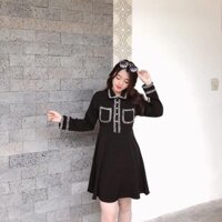 Đầm đen cổ somi 😍😍