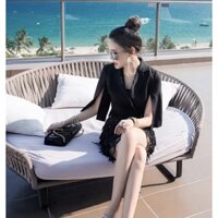 Đầm đen dự tiệc sang trọng