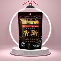 Dấm đen giảm cân Nhật Bản Orihiro túi 216 viên, viên uống giảm cân giấm đen Orihiro