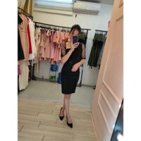 ĐẦM  ĐEN TAY LƯỚI K036 -  Fleur Boutique (Hàng may thiết kế ,ảnh thật shop tự chụp)