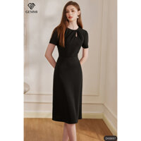 Đầm Đen Xoè Basic GEMMI Fashion, DK8657