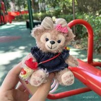 Đầm denim, túi Sherry Rose, búp bê nhồi bông, đồ chơi, móc gấDuffy, trang trí treo quà tặng