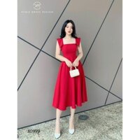 đầm đỏ đủ size có mút ngực