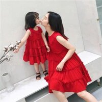 đầm đôi mẹ và bé baby doll