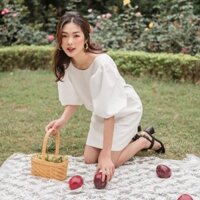 Đầm Dottie Newtag100% cần pass lại.