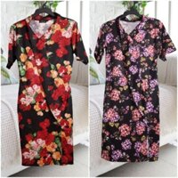 Đầm dự tiệc body in hoa 3D vnxk xuất dư