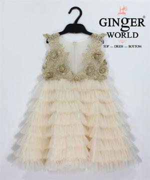 Đầm dự tiệc cho bé Ginger World HQ644