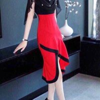 ĐẦM DỰ TIỆC ĐÍNH ĐÁ CAO CẤP _HÀNG NHẬP