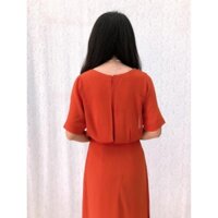 Đầm dự tiệc form dài voan chiffon xẻ tà sang trọng Misa Fashion MS0144 WLI