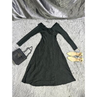 ĐẦM DỰ TIỆC MAXI ÔM BODY DÁNG DÀI TRỄ VAI