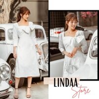 ĐẦM DỰ TIỆC NƠ NGỰC GINNY DRESS