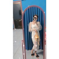 Đầm dự tiệc ôm cần pass