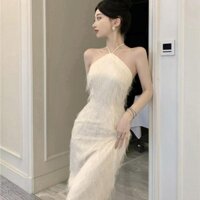 Đầm Dự Tiệc Sát Nách Xẻ Tà Quyến Rũ Cho Nữ