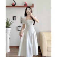 Đầm dự tiệc trắng cao cấp Pamper Dress