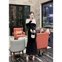 Đầm Dự Tiệc Trễ Vai Ôm Body Dáng Dài Đuôi Cá V6135