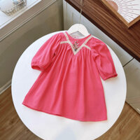 ĐẦM ĐŨI LINEN THÊU NGỰC