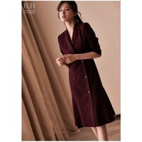 Đầm đuôi cá dài vest đấp chéo đổ đô cổ điển sang trọng