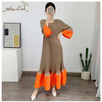 Đầm đuôi cá dáng dài chất thun lò xo cao cấp, thiết kế tay lỡ thanh lịch, tôn dáng - 55Kg.Linh