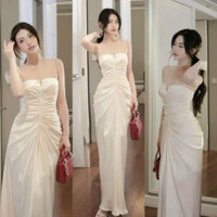 Đầm hai dây ôm body - Đi dự tiệc, dạo phố, cà phê, sinh nhật, đám cưới, hẹn hò, du lịch, chụp ảnh