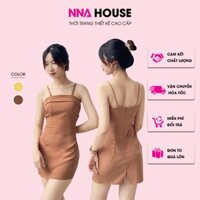 Đầm hai dây - Váy 2 dây mềm mịn - Váy Body nữ thiết kế NNAHOUSE Mã NA208 - Hàng mới về