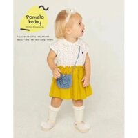 Đầm hãng Allo&Lugh vàng kèm túi