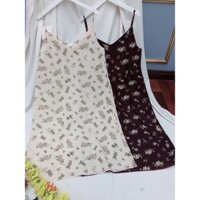 Đầm Hoa Nhí Hàn Quốc Freesize Dưới 60kg,Hàng Đẹp Loại 1