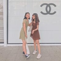 ĐẦM HOA NHÍ VINTAGE