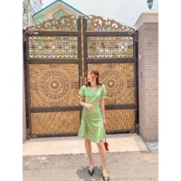 ĐẦM HOA NHÚN EO BÈO ĐUÔI CÁ SIÊU XINH XẮN