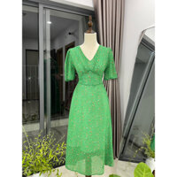 ĐẦM HOA TAY CÁNH TIÊN ĐẦM VOAN HỞ LƯNG FREE SIZE ĐÂM HOA DÁNG DÀI ĐẦM MAXI HOA