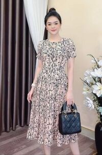 ĐẦM HỌA TIẾT SAO PHỐI DẬP LY - DAM02 - XL