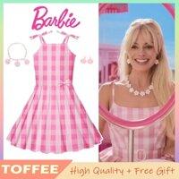 Đầm Hóa Trang Công Chúa Barbie Màu Hồng Xinh Xắn Cho Bé Gái