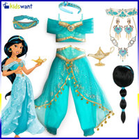 Đầm Hóa Trang Công Chúa Jasmine Trong Phim Aladdin Và Cây Đèn Thần bán kèm phụ kiện