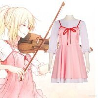 Đầm Hóa Trang Nhân Vật Miyazono Phim Hoạt Hình Your Lie in April